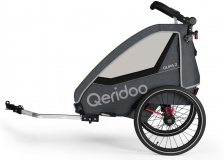 Przyczepka rowerowa Qeridoo Qupa 2 Grey