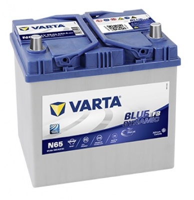 YBX7100 12V 65Ah 650A Yuasa EFB Start Stop Batterie